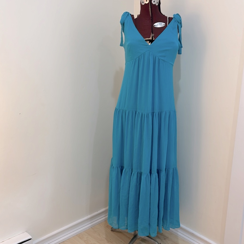 Maison Tara Chiffon Flowy Spring/Summer Dress